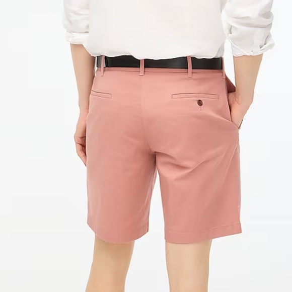 J crew feathered rose pink 9" flex chino short - Picture 2 of 3